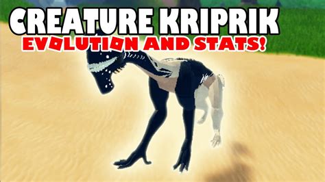 KRIPRIK Evolution and Stats - Creatures of Sonaria [Roblox] - YouTube