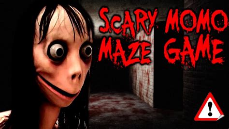 WE CAN'T ESCAPE FROM MOMO IN THIS HAUNTED MAZE! [Scary Momo Maze Horror ...