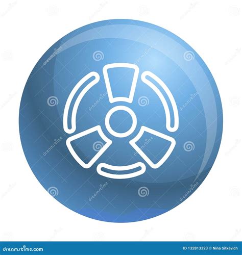 Atomic Energy Icon, Outline Style Stock Vector - Illustration of pollution, industry: 132813323