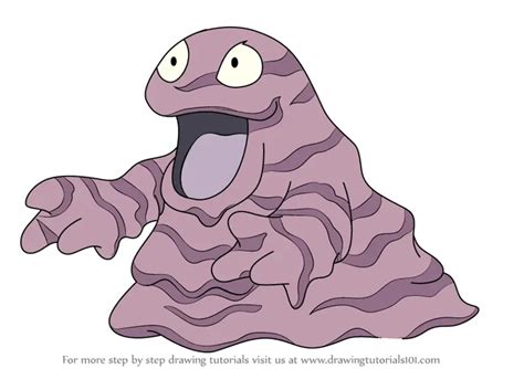 Learn How to Draw Grimer from Pokemon (Pokemon) Step by Step : Drawing ...