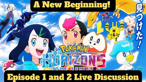 A New Beginning! Pokemon Horizons Episodes 1 and 2 LIve Discussion/Review - YouTube