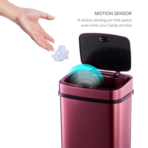 Touchless Motion Sensor Trash Can, Kitchen Trash Can, Bathroom Trash Can | NINESTARS