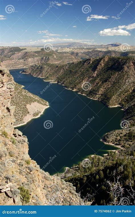 Flaming Gorge reservoir stock photo. Image of water, lake - 7574062