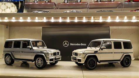 Mercedes Benz G63 vs. G65 AMG 1:18 GT-Spirit - YouTube