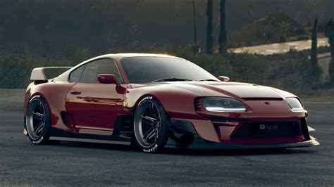 Mk4 Toyota Supra "Coke Bottle Supercar" Is an Epic Widebody Rendering