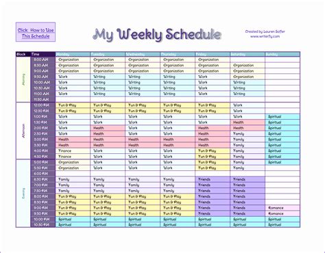 7 Week Planner Template Excel - Excel Templates - Excel Templates