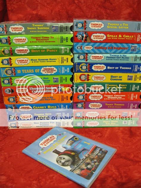 Lot 22 VHS video tapes Thomas & Friends Tank Engine Train 1 DVD PHOTOS!!