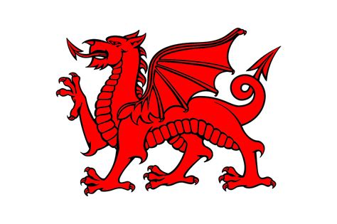 Download Dragon, Welsh, Plain. Royalty-Free Vector Graphic | Welsh ...