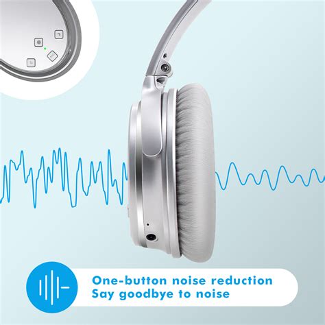 Srhythm NC35 Noise Cancelling Headphones Wireless Bluetooth 5.3, over ...