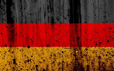 Download wallpapers flag of Germany, German flag, 4k, stone texture, grunge, Europe, Germany ...