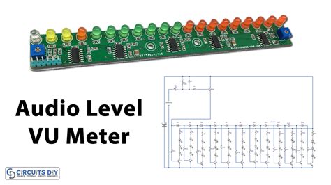 LED Audio Level VU Meter Using Transistors