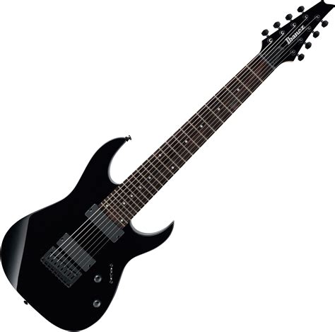 Ibanez RG Standard RG8 8 String Electric Guitar Black - RG8BK | Studio