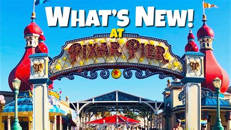 Top 5 New Additions to Pixar Pier!- Rides & Attractions - YouTube