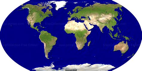 World Map Satellite Image | Oppidan Library