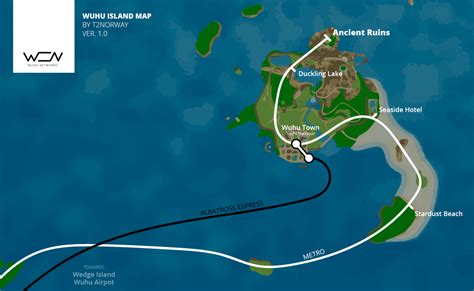 What if Wuhu Island (From Wii Sports Resort) had a metro line? by T2norway : r/imaginarymaps