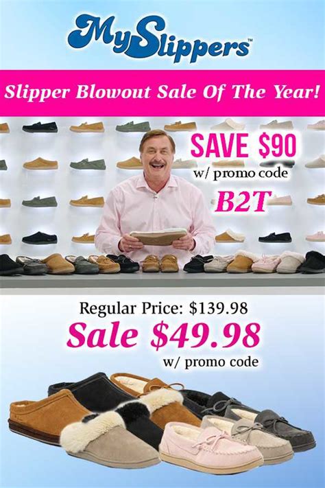 Shared post - Special on My Pillow Slippers - Promo Code: B2T