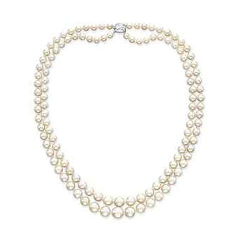 Cartier two-strand natural pearl necklace