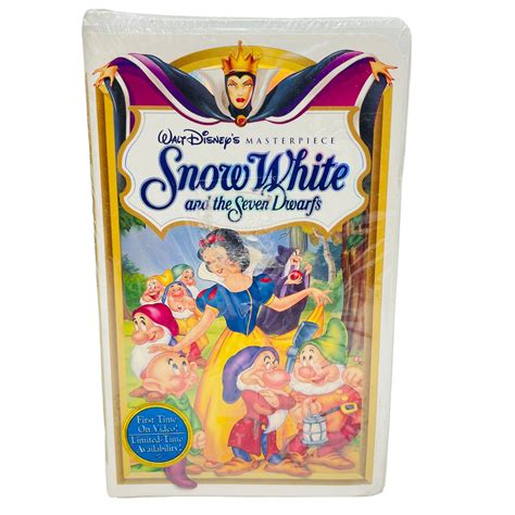 RARE Factory Sealed Disney’s Snow White and the Seven Dwarfs VHS WITH ...