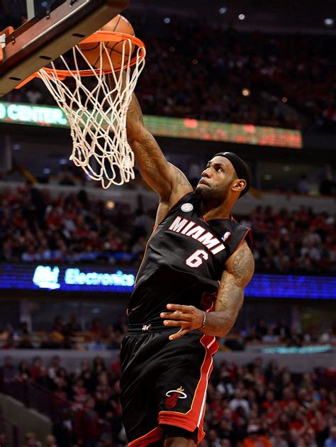 Lebron James Heat Dunk