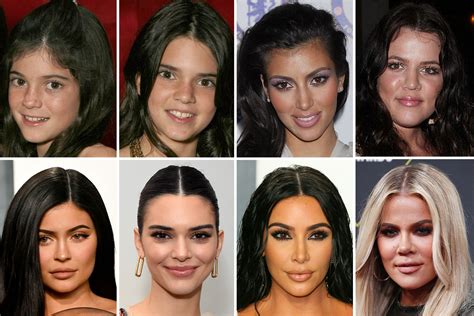 Kardashian-Jenner's before and after - how the KUWTK stars have changed ...