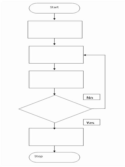 Glory Editable Flow Chart Word Free Excel Stock Control Template Download