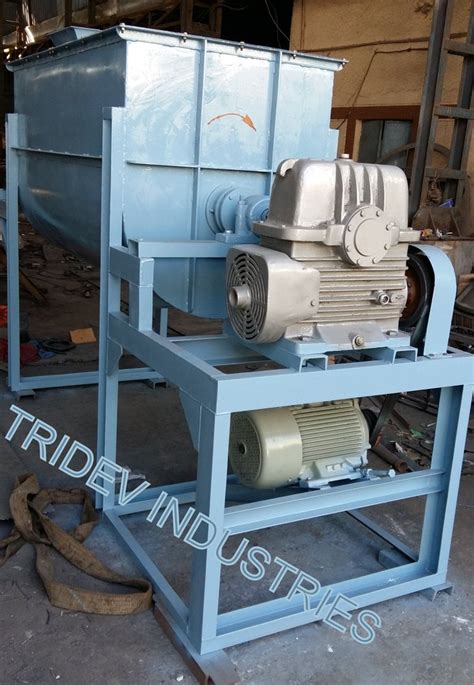 Tridev Cast Iron Ribbon Blade Mixer, Capacity: 5000-10000 Liters at Rs 350000/piece in Ahmedabad