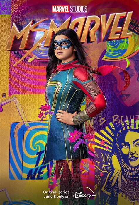 Iman Vellani as Kamala Khan / Ms. Marvel | Ms Marvel | Character Poster - Ms Marvel (Disney+ ...