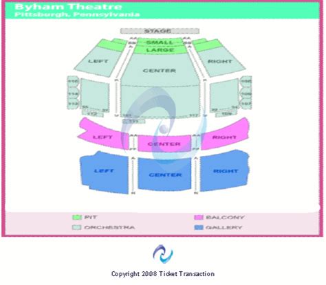 Byham Theater Seating Chart