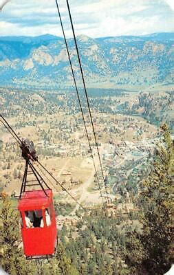 Estes Park Aerial Skyway Colorado Tramway ca 1960s Vintage Postcard | eBay