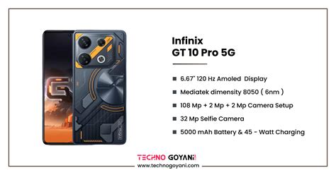 Infinix GT 10 Pro 5G Price, Full Specifications & Release Date - Techno Goyani