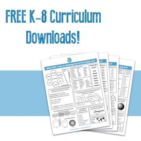 Effortlessly Communicate Your K–8 Curriculum With These Student Handouts | Art curriculum ...