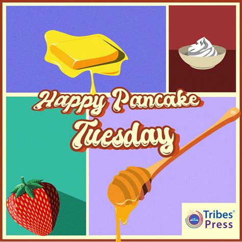 Pancake Tuesday Poster for Tribes Press on Behance