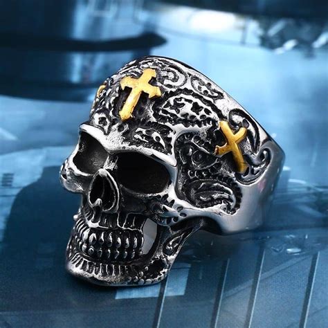 Biker Skull Ring – Skiverr