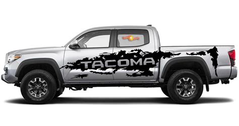 Product: TOYOTA TACOMA VINYL SIDE LARGE DECAL STICKER GRAPHICS STRIPE 2016-2019 Custom Car Vinyl ...