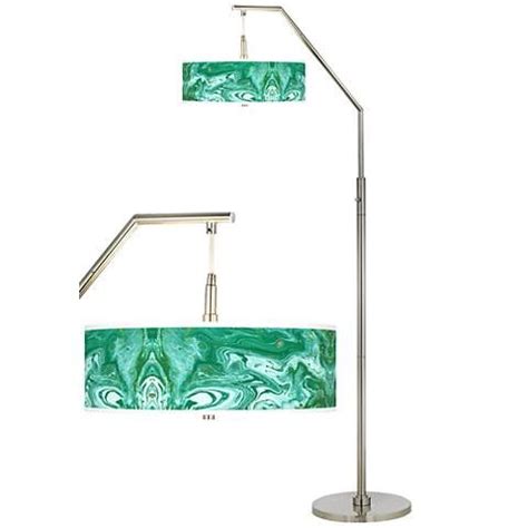 Malachite Giclee Shade Arc Floor Lamp - #24Y35 | Lamps Plus | Arc floor lamps, Floor lamp styles ...