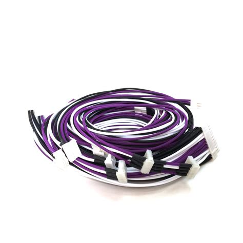 Corsair AX1200i Premium Single Sleeved Cable Set (Black/Purple/White) - MODDIY