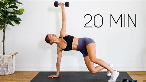 20 MIN FULL BODY WORKOUT With Weights (At Home Strength) – WeightBlink