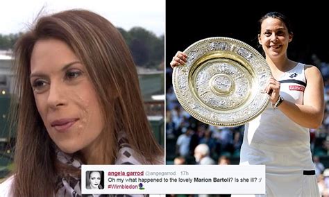 Marion Bartoli defends dramatic weight loss as Wimbledon fans say they ...