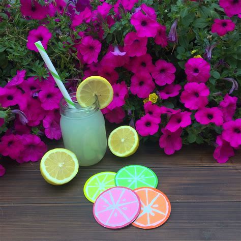 Wooden citrus-painted picnic coasters | Crafts, Woodpecker craft, Wooden craft supplies