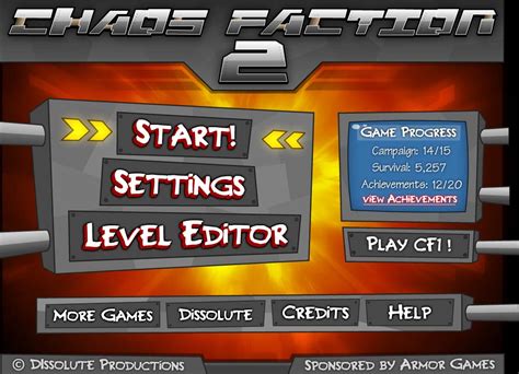 Something Superb!: Chaos Faction 2 - FLASH GAME