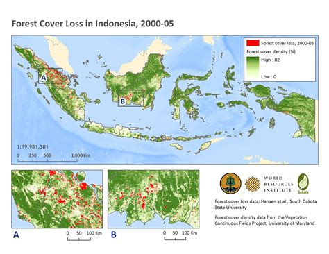 Forest Cover Loss in Indonesia, 2000-2005: The Starting Point for the ...