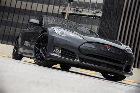 All Charged Up Black Tesla Model S — CARiD.com Gallery