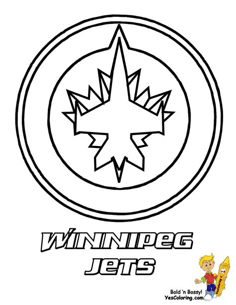 Nhl Symbols Coloring Pages Coloring Pages