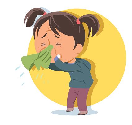 Sneezing Stock Illustration - Download Image Now - iStock