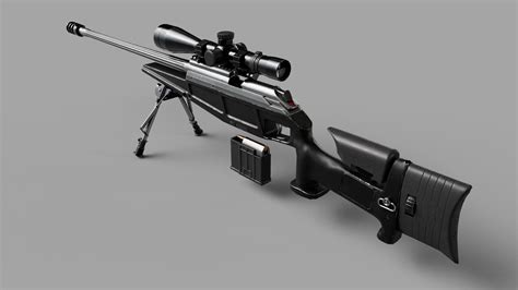 3D model SIG Blaser R93 LRS2 Tactical VR / AR / low-poly | CGTrader