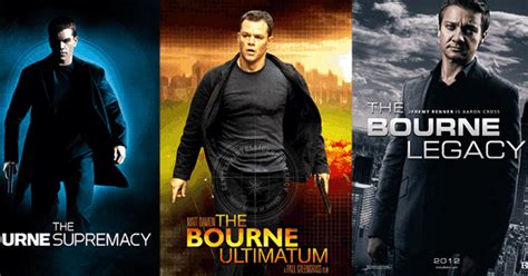 How many movies are there in the Bourne franchise?