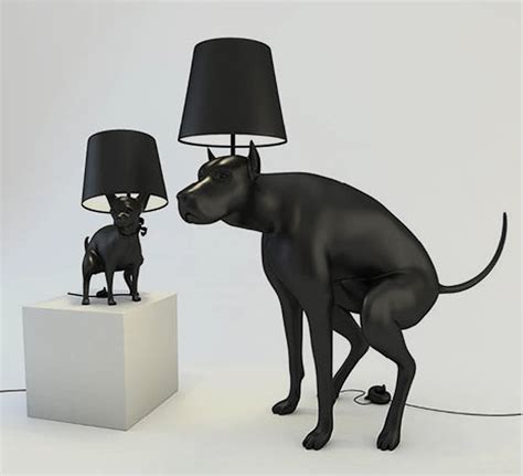 If It's Hip, It's Here (Archives): Defecating Dogs Brighten Up A Room. Pooping Dog Lamps By ...