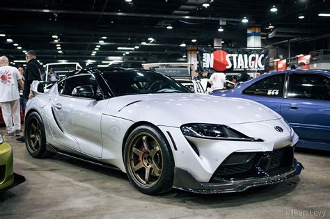 Silver Mk5 Toyota Supra at Tuner Galleria - BenLevy.com