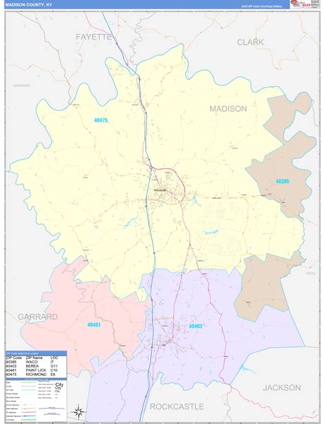 Maps of Madison County Kentucky - marketmaps.com