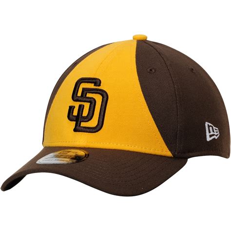 New Era San Diego Padres Gold/Brown Team Classic 39THIRTY Flex Hat